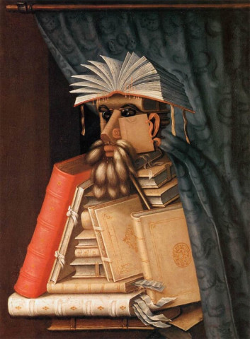 Giuseppe Arcimboldo, De bibliothecaris (ca. 1566)